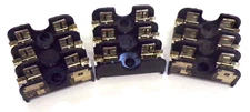 GOULD SHAWMUT FUSE BLOCKS (LOT OF 3) 20318 250V 30A CU ONLY 10000AMP