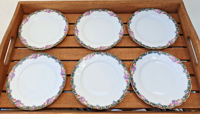 6 x Teller Dessertteller Germania Thüringen  50er 60er Midcentury
