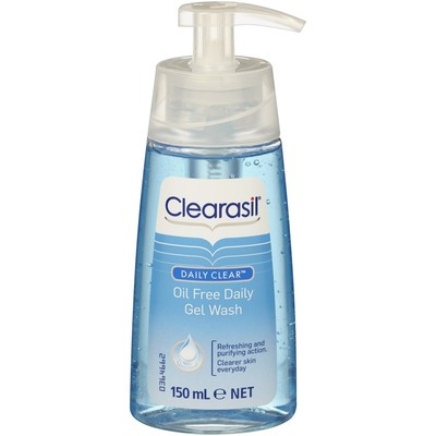 Clearasil s/clr Oil free daily Gel wash 150ml (9300631307914)