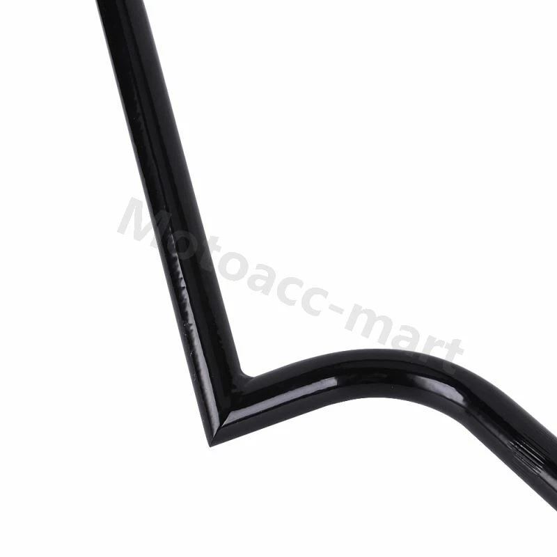 Manillar universal de 7/8" de diámetro para motocicleta barras de elevación para café racer personalizado Foto 3 de 4