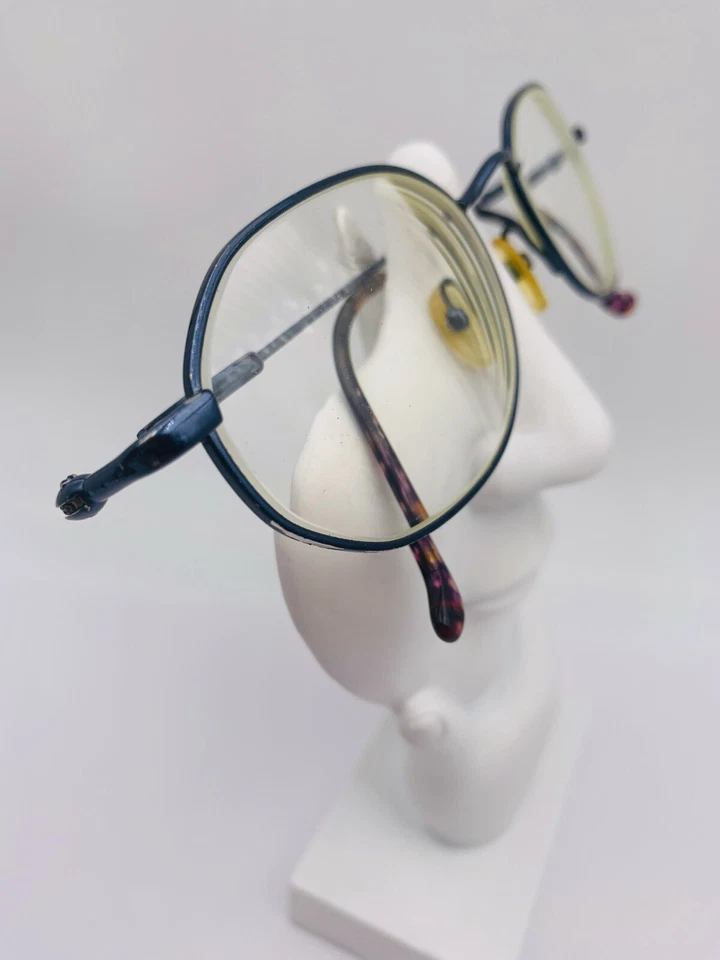 Gafas de sol vintage Bugle Boy azul metal ovaladas SOLO MARCOS Foto 2 de 4