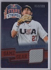 2015 USA Baseball Stars and Stripes Game Gear Materials #77 Nicholas Banks/299
