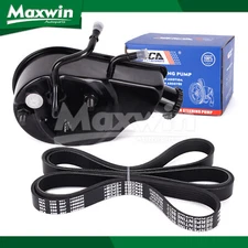 Power Steering Pump w/Reservoir Serpentine Belt Fit 96 Chevrolet GMC C3500 K3500