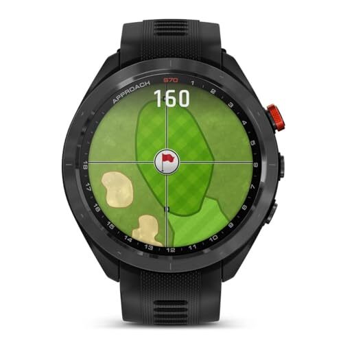 Garmin Approach S70 47mm Black Golf GPS Watch CT103 Set
