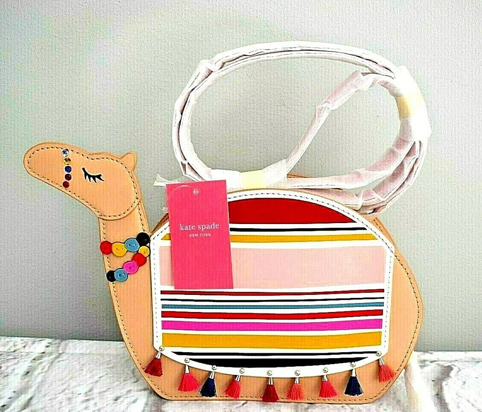 Kate Spade New York Camel Crossbody Purse Handbag Spice Things Up Authentic