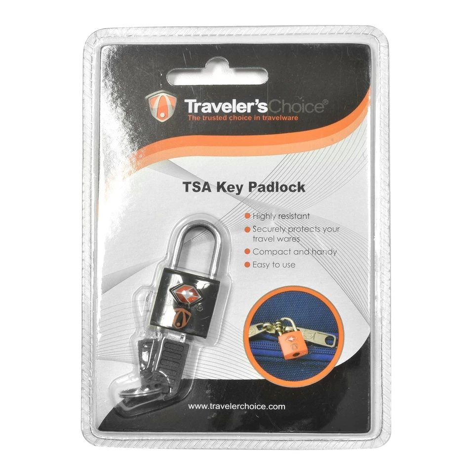 2 Pack TSA Approved Padlock w/ Key Set for Secure Protected Luggage - Image 4 of 4