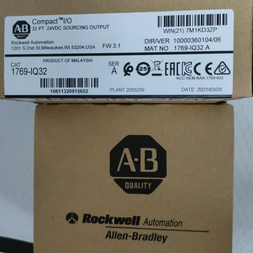 Modulo di ingresso DC 24V CompactLogix AB 1769-IQ32/A nuovo sigillato in fabbrica 1769IQ32 VIP - Foto 1 di 1