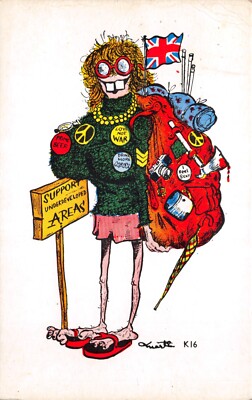 KARDORAMA COMIC POSTKARTE MARTIN NO K16 WANDERUNG UNBENUTZT SEHR GUT