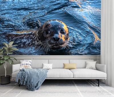 3D Sea Lion E1782 Wallpaper Mural Paper Wall Print Indoor Murals CA Honey