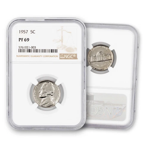 1957 Jefferson Nickel - Proof - NGC 69 (Finest)