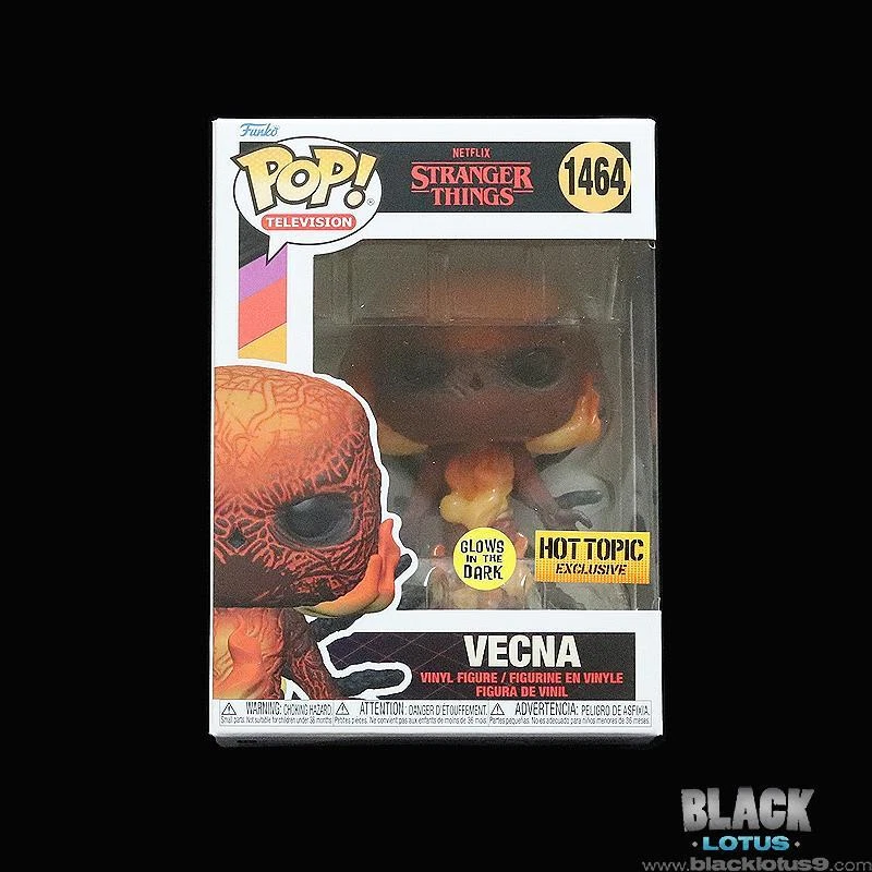 Funko Pop! Vecna Stranger Things Glow in the Dark Hot Topic IN STOCK Pop  1464