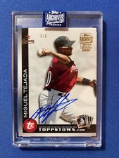 MIGUEL TEJADA TOPPSTOWN '10 ON CARD AU0 '20 Topps Archives Signature Series 4/6