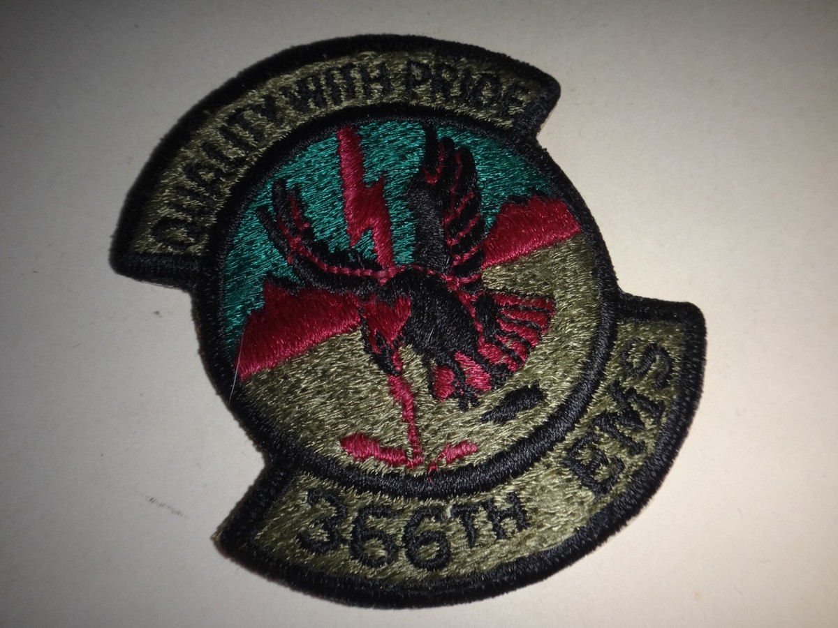 USAF Subdued Patch 366th EMS Equipment Maintenance Sq motto