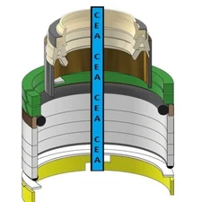 AH173444 Dipper Stick Arm Cylinder Seal Kit Fits John Deere 200C LC 200CLC