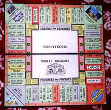 "Progress and Poverty" Game Set, 1906 Style Repro/The Landlord's Game