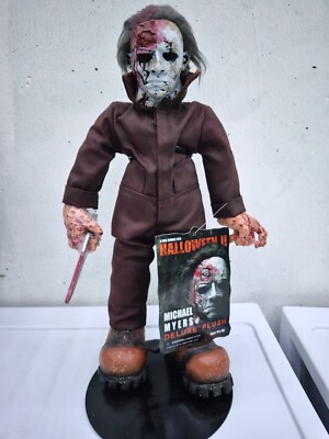 Mezco Rob Zombie Halloween II Michael Myers Deluxe Plush 16 Inch Figure  Rare