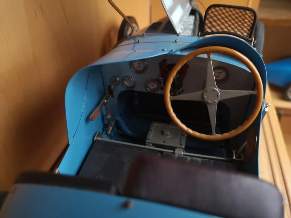 Bugatti T35 1:8 scale by Fontenelle for Art Collection Auto brass n ...