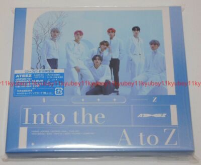 New ATEEZ Into the A to Z First Limited Edition CD DVD Card Japan