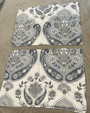 2 Floral Pillow Shams Paisley Floral Pattern Unbranded