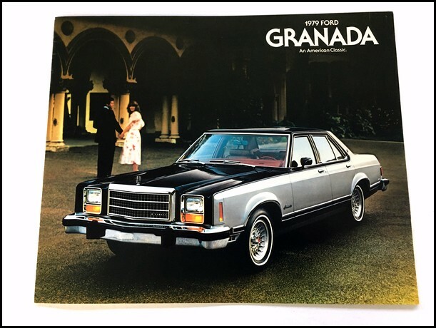1979 Ford Granada and Ghia ESS 12-page Original Car Sales Brochure