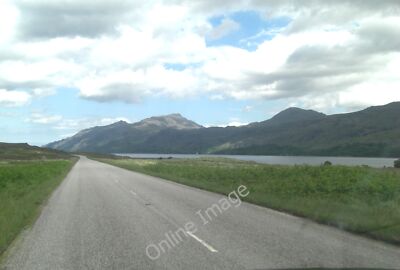 Photo 6x4 Improved stretch of A832 beside Loch Maree Letterewe The origin c2011