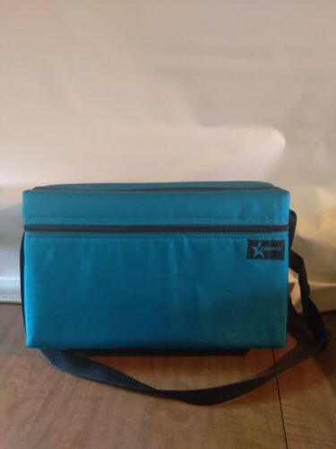 VTG 90s Starite 30/48 Cassette Carrying Storage Case With Shoulder Strap TEAL - Picture 1 of 5