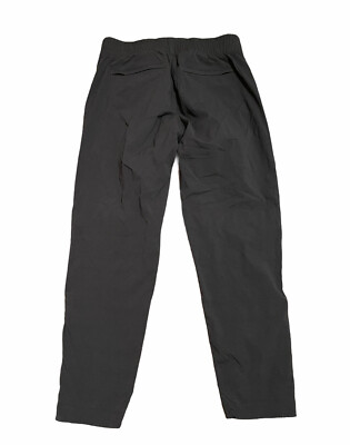 ATHLETA Lサイズ Athleta Pants Womens Black Mod Trekkie Crop Pants Wicking Pull On