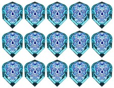 5 Sets Harrows Marathon Standard Dart Flights - Ships w/Tracking - Mexican Skull