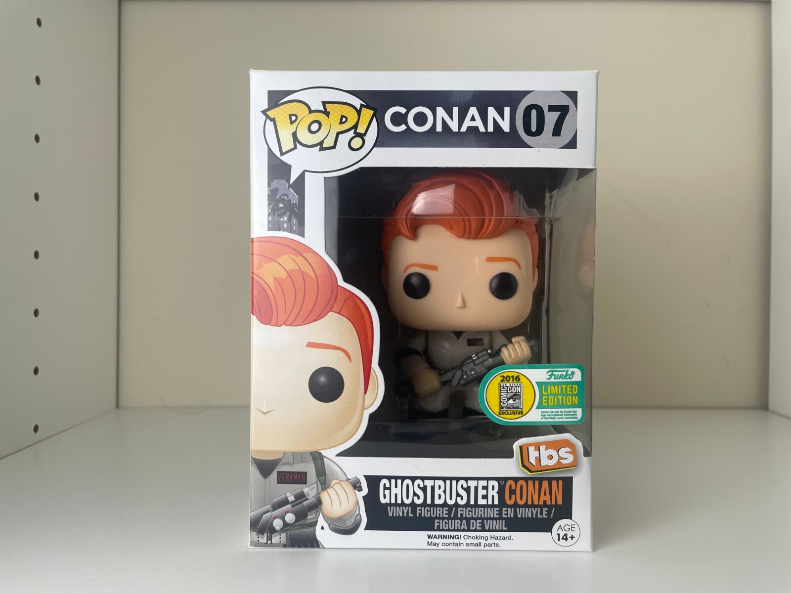 Funko POP! Conan: Ghostbuster Conan (2016 SDCC)#07 Exclusive Limited Edition