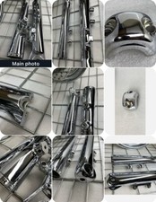 HARLEY 2001 -07 SOFTAIL DEUCE FXSTD CUSTOM CHROME FORK legs CAP sliders EXCHANGE