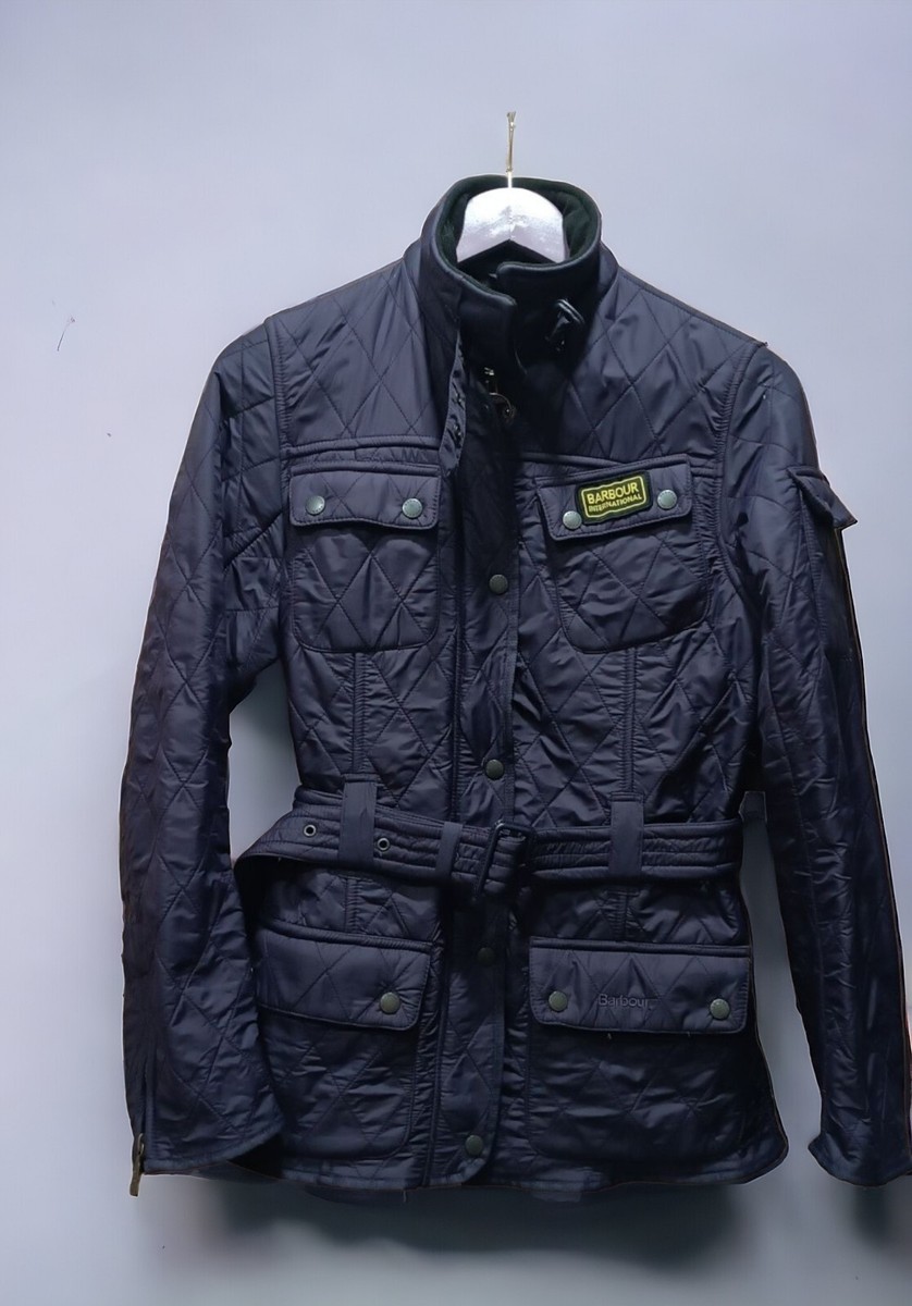 Barbour International Polarquilt Women`s Jacket Size 10 (S-M)