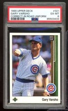 Gary Varsho Rookie Card 1989 Upper Deck #321 PSA 6