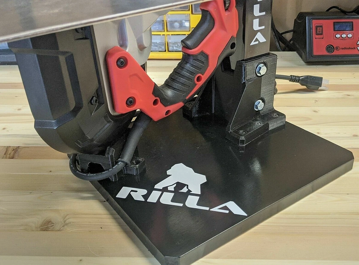 Rilla Portable Bandsaw Stand Table for 18V Milwaukee Battery Portable Band Saw