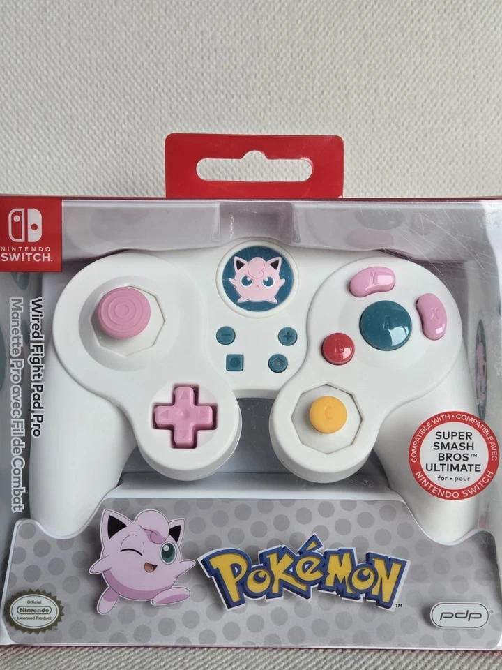 Sealed PDP Pokémon Jigglypuff Wired Controller for Nintendo Switch NEW IN BOX - Image 2 of 4