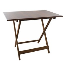 Tavolo in Legno Formica 60x90 F2011 NOCE Pieghevole Salvaspazio da Giardino