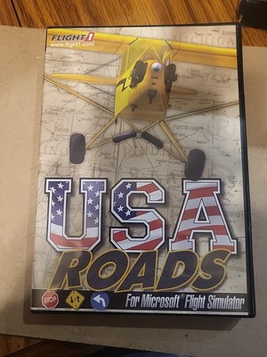 Flight One USA Roads 2004 USA Microsoft Flight Simulator PC DVD Flight1