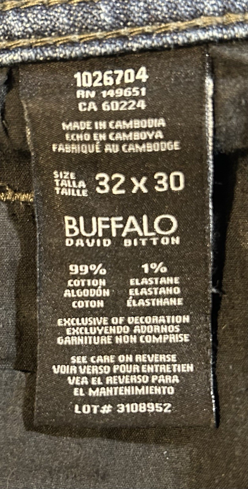 BUFFALO DAVID BITTON DRIVEN-X BASIC STRAIGHT STRE… - image 10