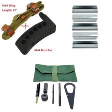 Mosin Nagant Sling with Cleaning Tool,Butt Pad,Stripper Clips for M38/M44/ 91/30