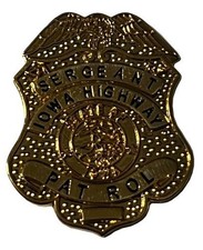 IA Pin - IOWA State Troopers Trooper pinback - IA State Trooper Pin 1"