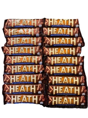 (18) Hershey's Heath Milk Chocolate English Toffee Candy, 1.4 oz Bars , BB 05/26