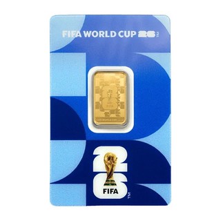 Lingotes de oro PAMP 5 gramos 9999 Gold FIFA Worldcup en blister