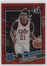2023-24 Panini Donruss Rated Rookie Choice Red /99 Emoni Bates #205 lz7