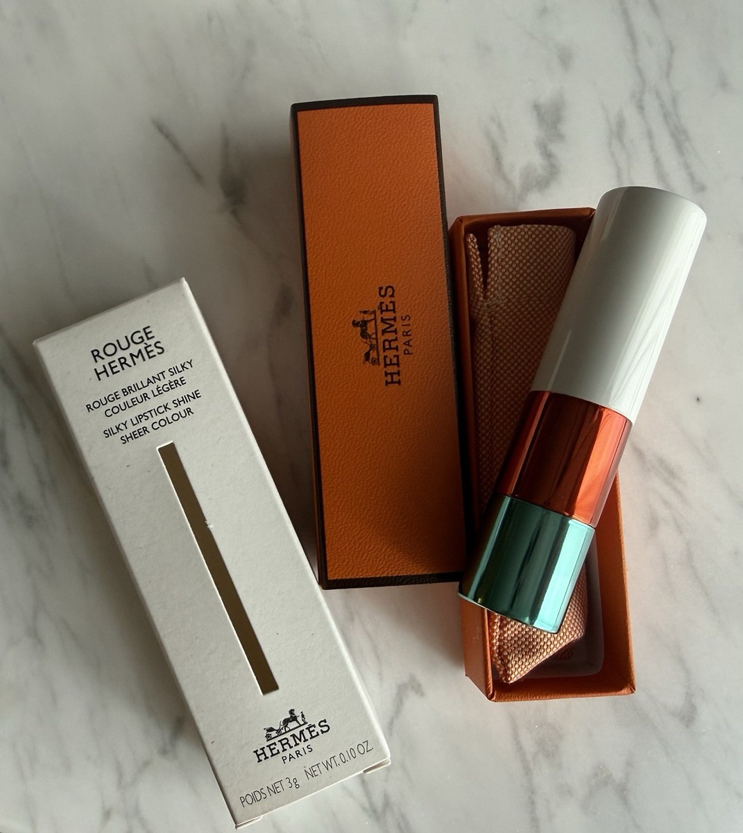 NEW Hermes Rouge Hermès Silky Lipstick Shine Limited Edition 30