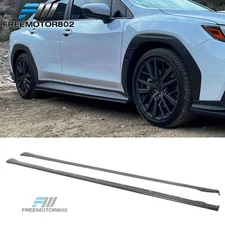 Fits 22-25 Subaru WRX Side Skirts Splitter STI Style Rocker Panel Unpainted PU