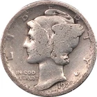 1921 Mercury Dime, Good Details, Semi-Key Date, Starting at 99c No Reserve!