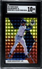 2021 Panini Mosaic Ken Griffey Jr. Red Reactive Prizm #162 — listing 6