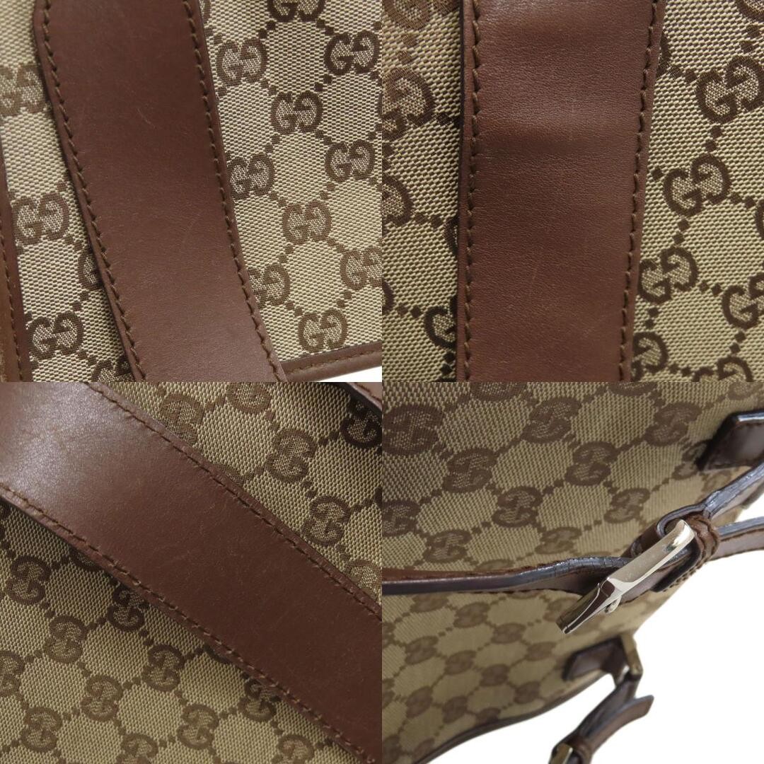 GUCCI Canvas Long Shoulder Bag Brown Used Retro Style 〜23cm thumbnail 8
