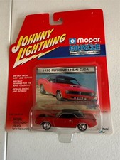 Johnny Lightning 1970 Plymouth Hemi Cuda Mopar Muscle Red 2001 H2