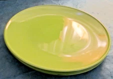 Vintage set of 4 lime green Rosti Mepal Service plates from Demark