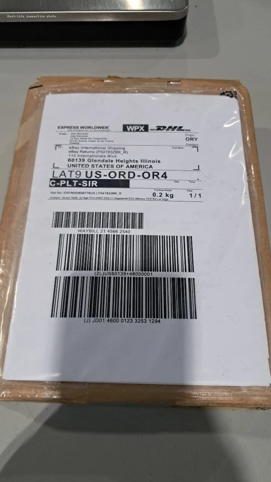 Smart 16GB  2x16gb PC42400TEE011 Registered ECC Memory TESTED Lot 32gb G2U - Image 2 of 4